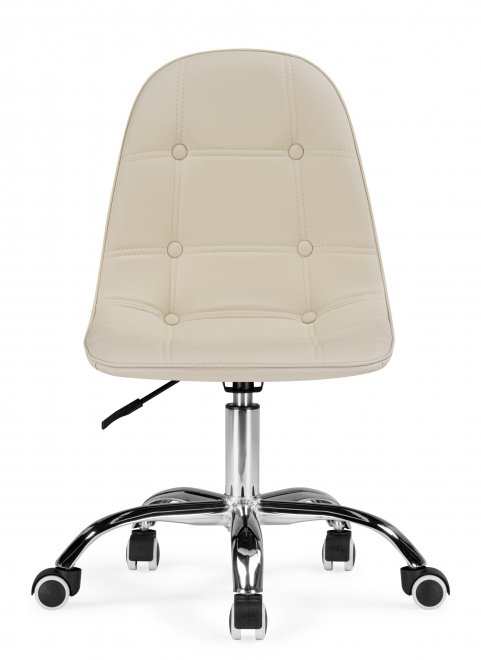 Компьютерное кресло Зельда бежевый / хром