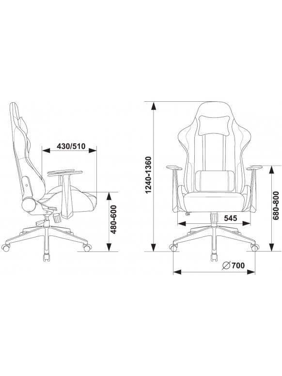 Компьютерное кресло Zombie Neo серый 3C1