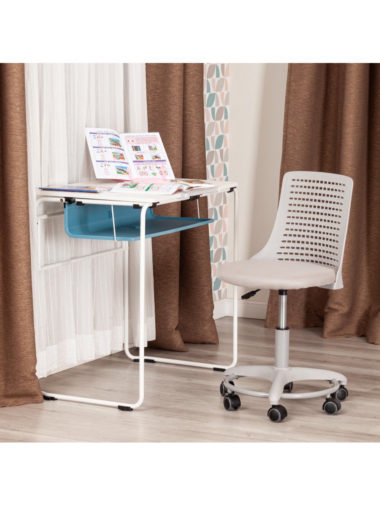 Компьютерное кресло Kiddy ткань серый