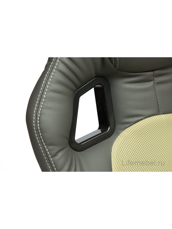 Кресло компьютерное Driver металлик / фисташковый