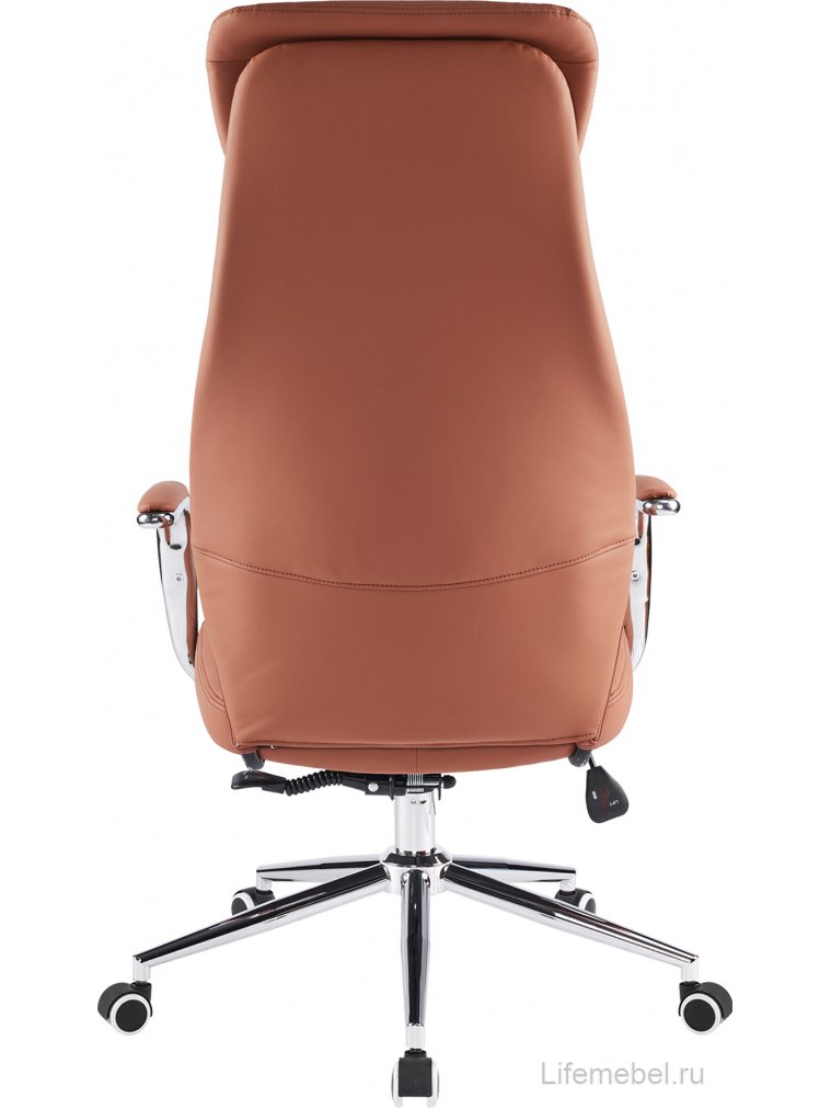 Кресло руководителя Everprof Bell экокожа коричневый