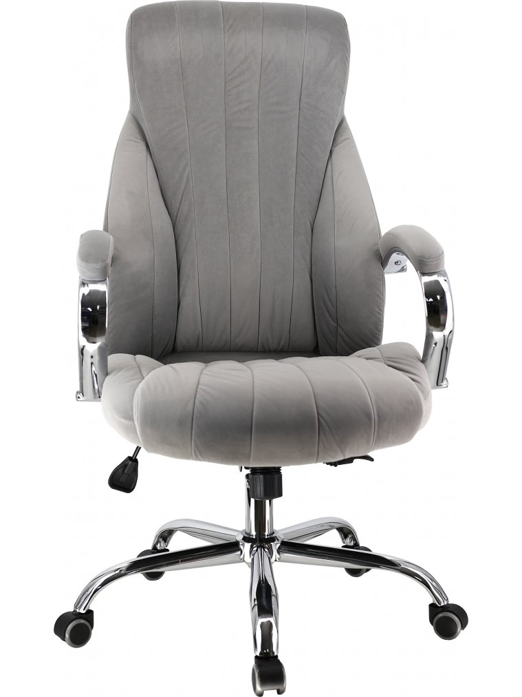Кресло руководителя Everprof Coral ткань серый