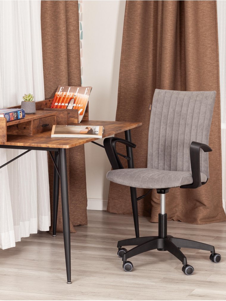 Компьютерное кресло Spark флок серый 29