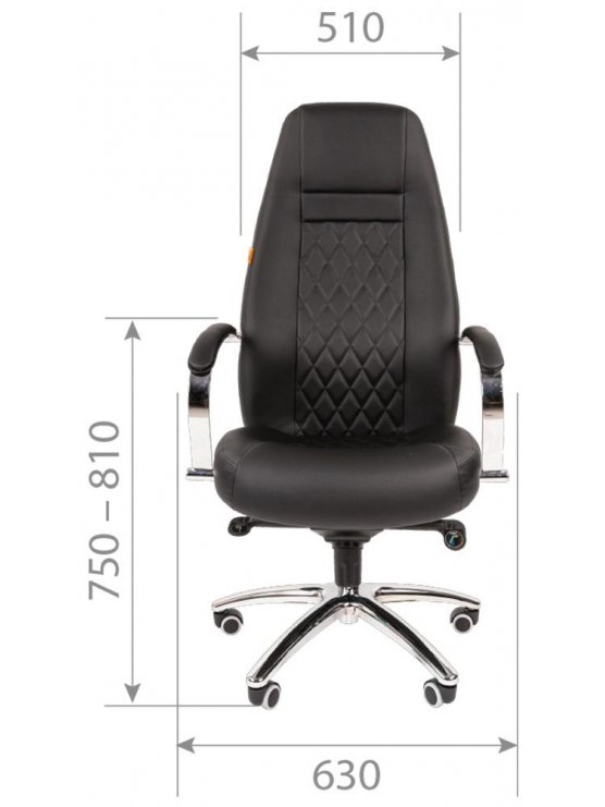 Компьютерное кресло Chairman 950 экокожа / черный