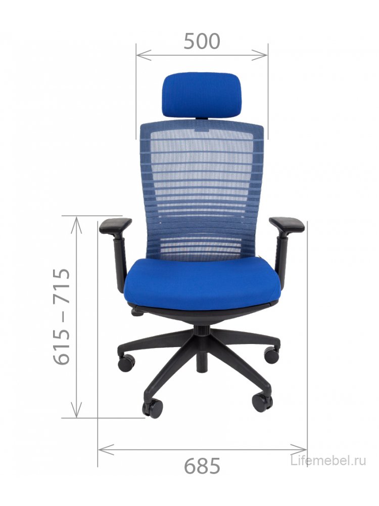 Офисное кресло Chairman СН 285 синее