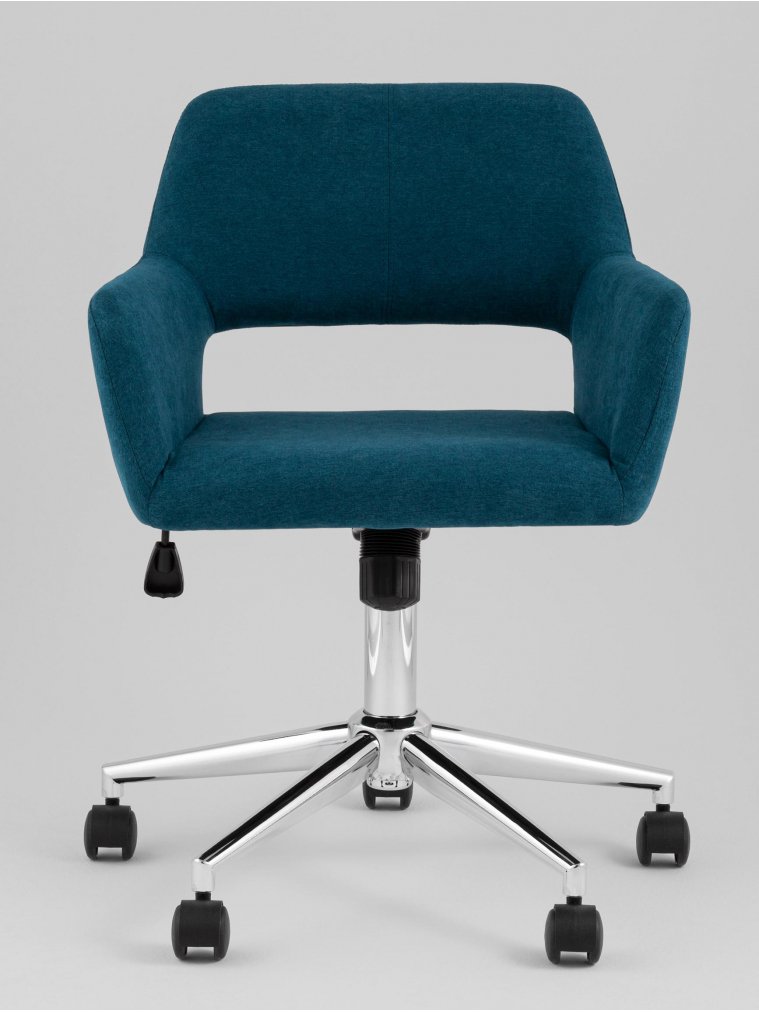 Компьютерное кресло Амато рогожка синий