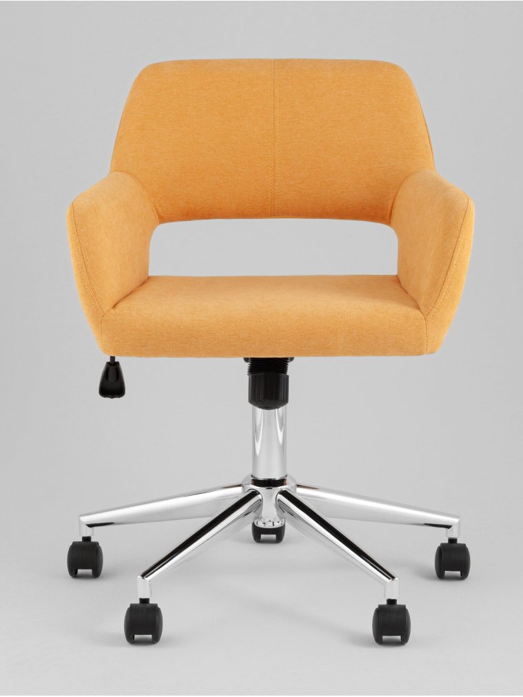 Компьютерное кресло Амато рогожка желтый