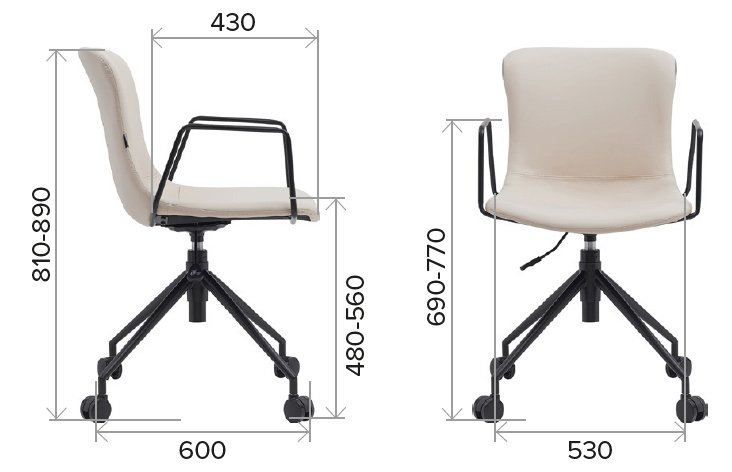 Операторское кресло Everprof Expo экокожа бежевый