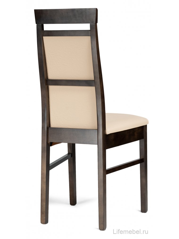 Деревянный стул Амиата орех / ваниль