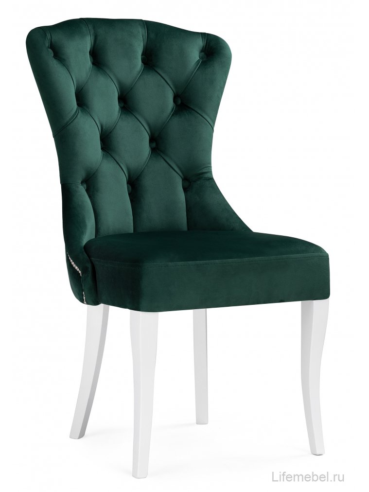 Деревянный стул Милано 1 зеленый / белый