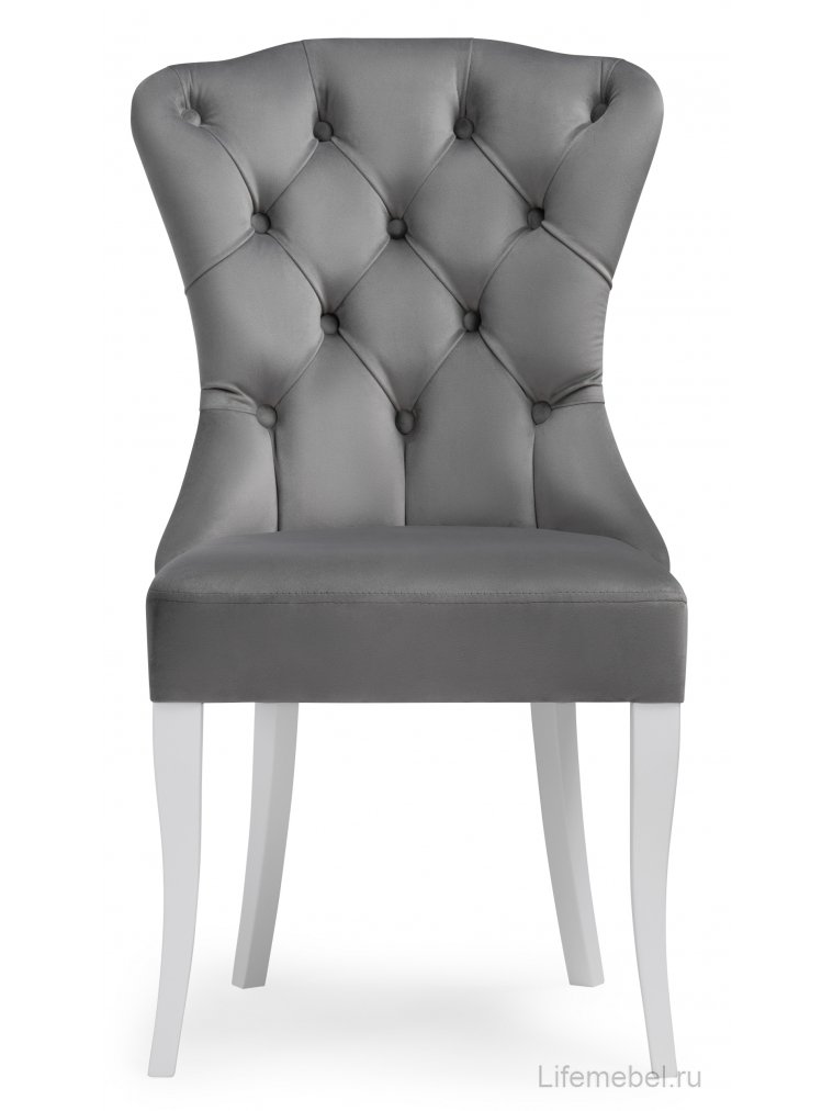 Деревянный стул Милано 1 серый / белый