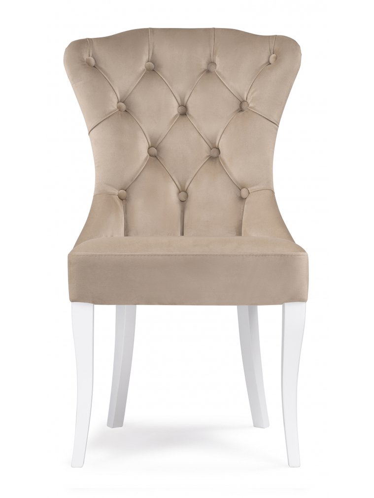 Деревянный стул Милано 1 бежевый / белый