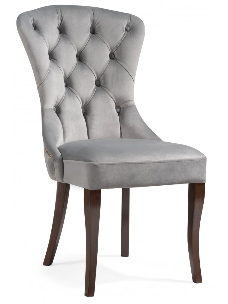 Деревянный стул Милано 1 серый / орех