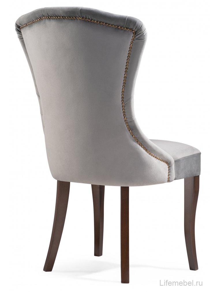 Деревянный стул Милано 1 серый / орех