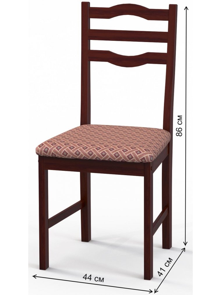 Деревянный стул арт М10 коньяк №15