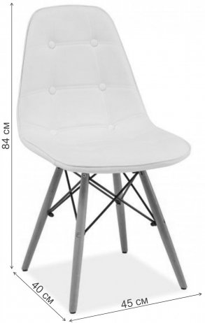 Деревянный стул Axel серый