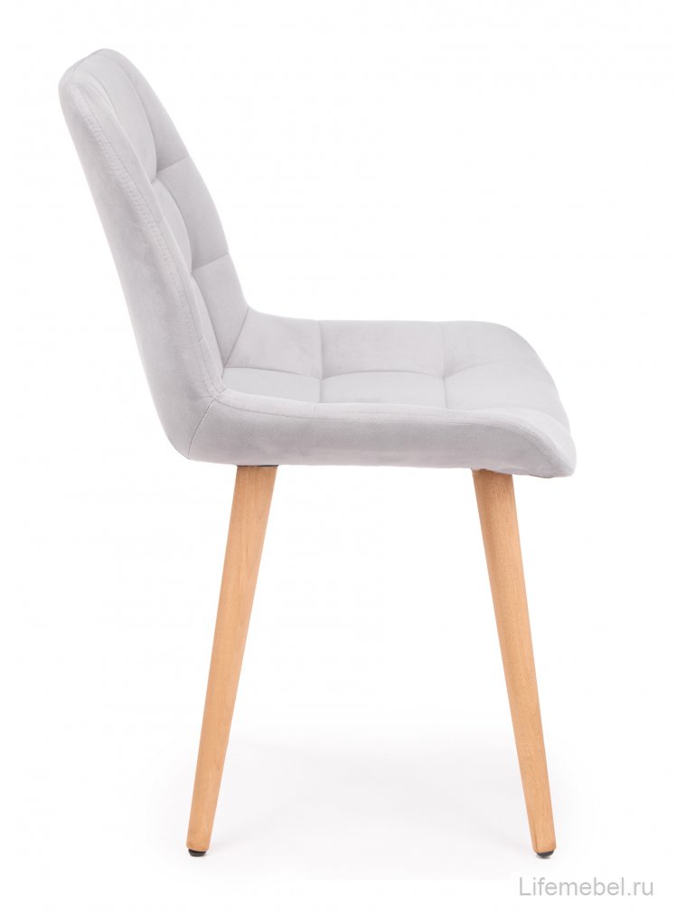 Деревянный стул Челси 360 светло-серый (zd 960) / светлое дерево