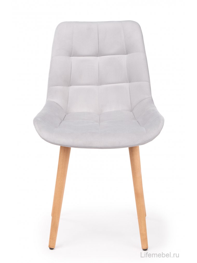 Деревянный стул Челси 360 светло-серый (zd 960) / светлое дерево