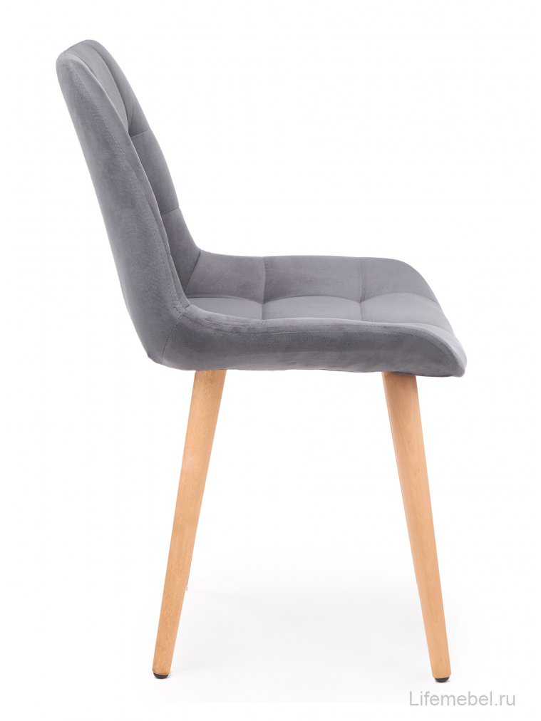 Деревянный стул Челси 360 темно-серый (zd 995) / светлое дерево