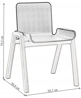 Деревянный стул Дэви