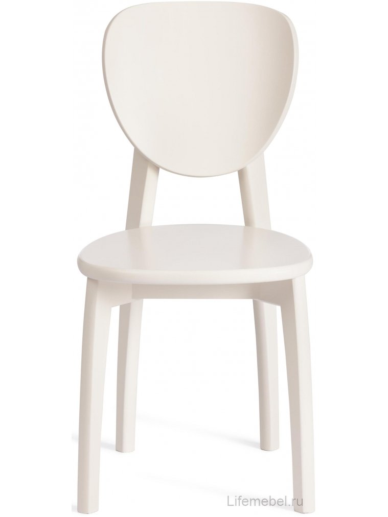 Деревянный стул Diamante ivory white