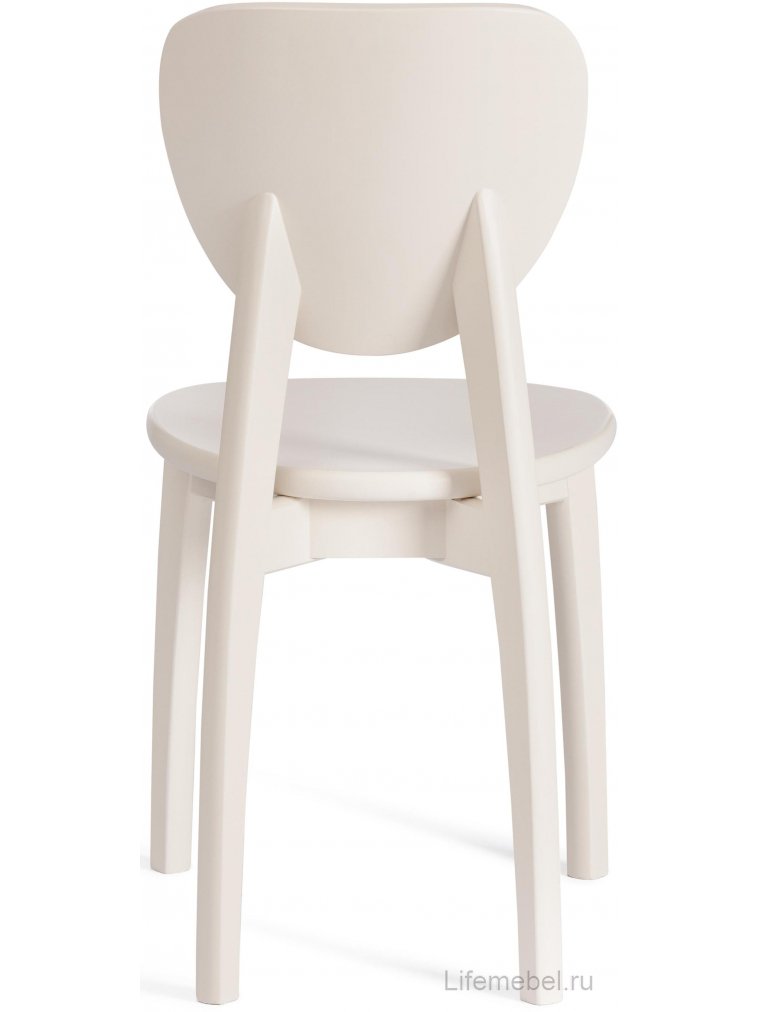 Деревянный стул Diamante ivory white