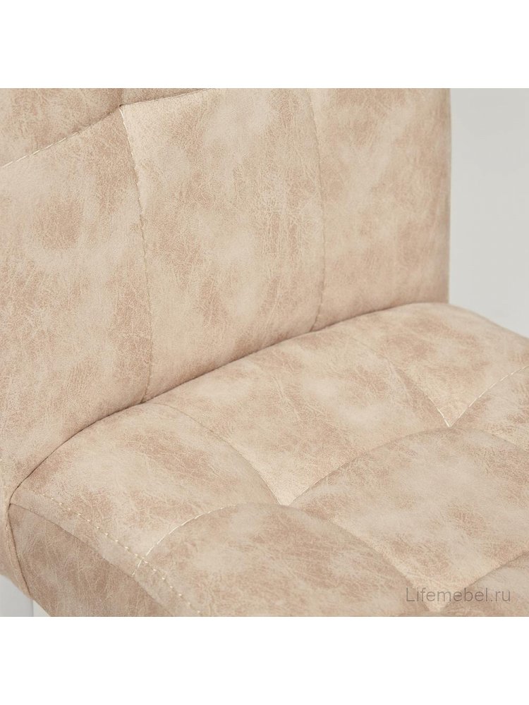 Деревянный стул Ditta бежевый / белый