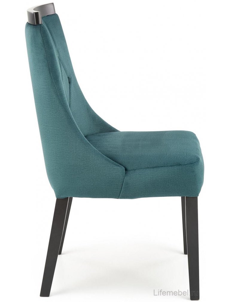 Деревянный стул Джорет зеленый / черный