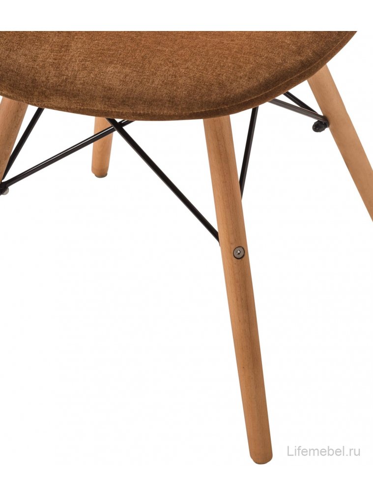 Деревянный стул Eames W коричневый