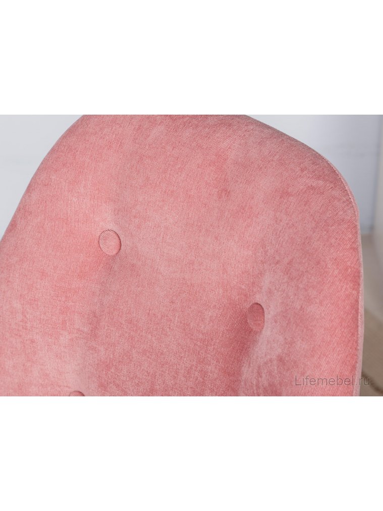 Деревянный стул Eames розовый / венге