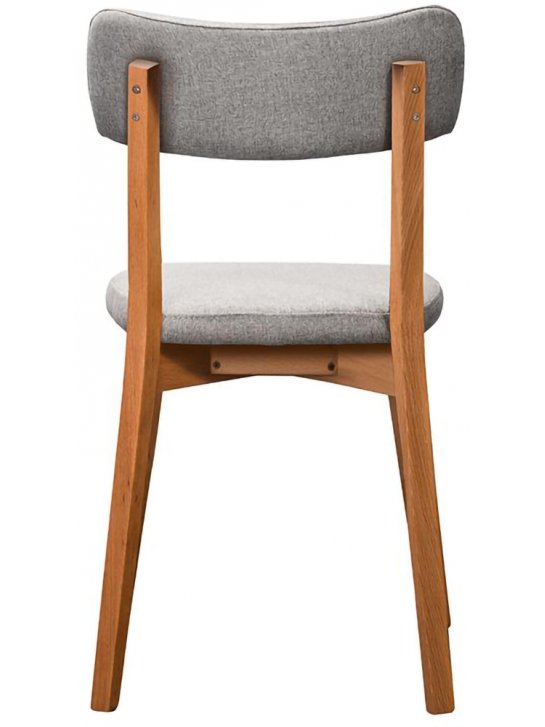Деревянный стул Эрик грей / натуральный