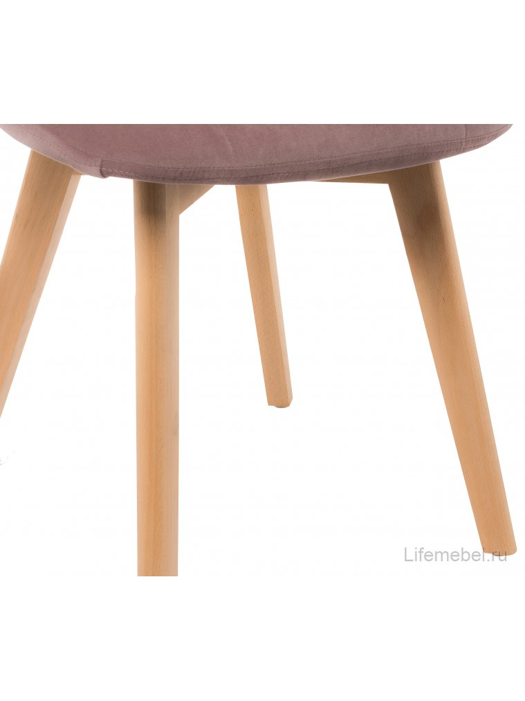 Деревянный стул Filip light purple / wood