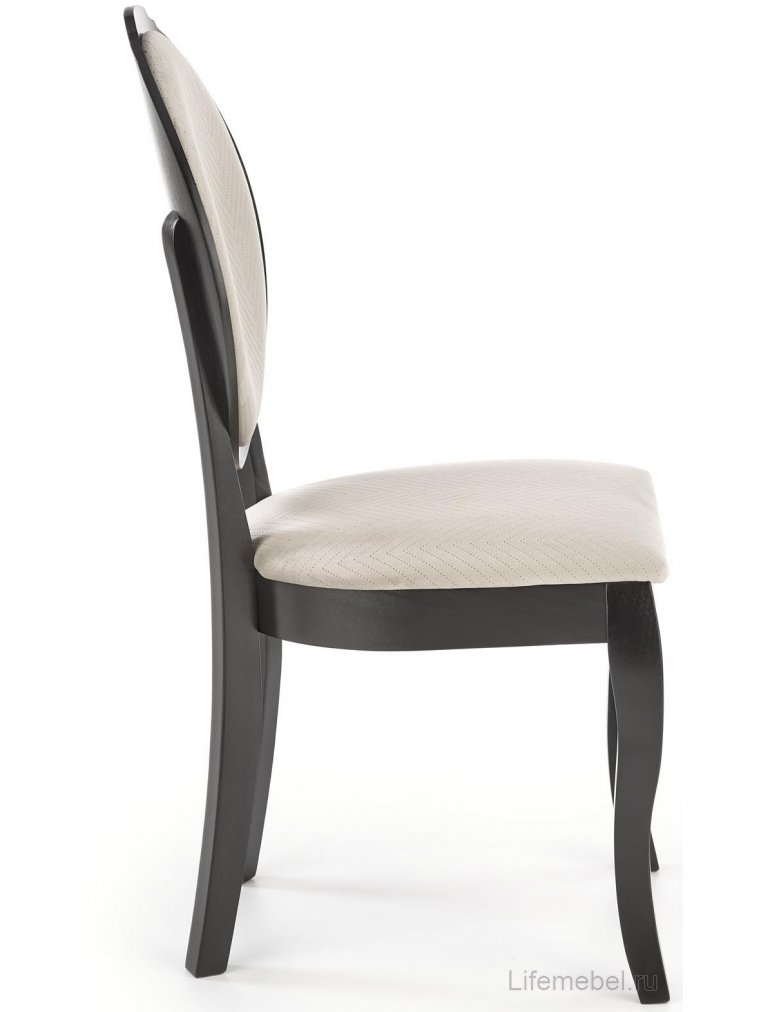 Деревянный стул Гетис черный / бежевый