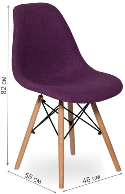 Деревянный стул DC825 purple KR860-28