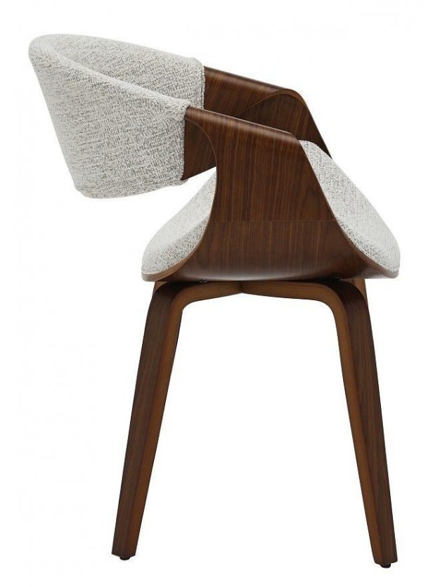 Деревянный стул JY1829-7s бежевый / орех