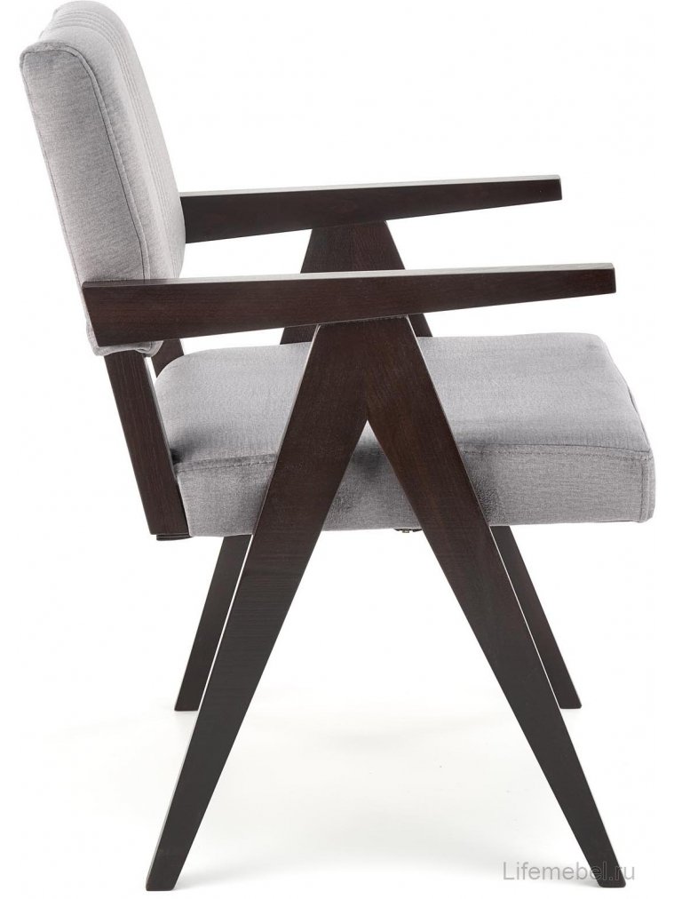 Деревянный стул Катернин серый / черный