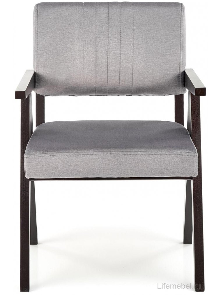 Деревянный стул Катернин серый / черный