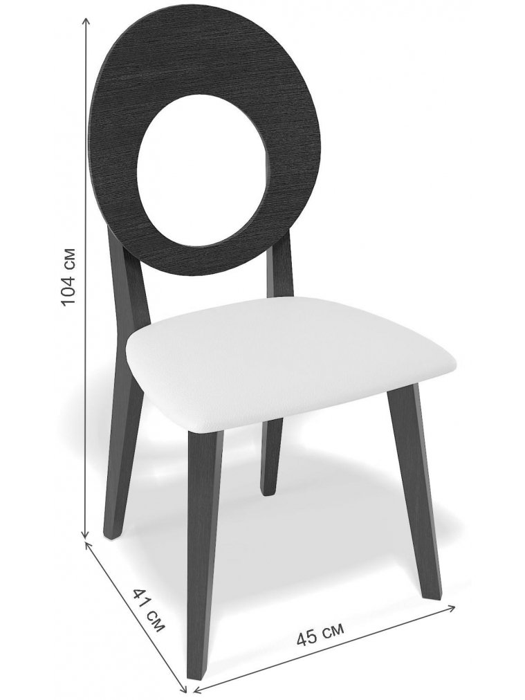 Деревянный стул Kenner 115М венге / крем