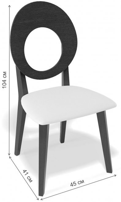 Деревянный стул Kenner 115М венге / крем