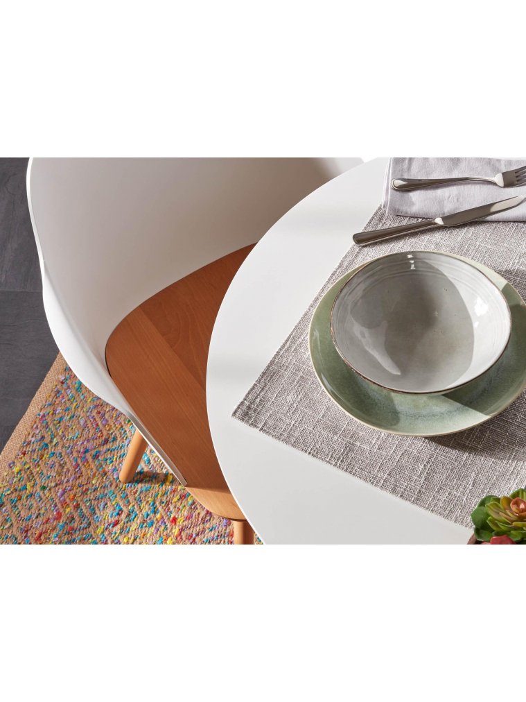 Деревянный стул Klam белый