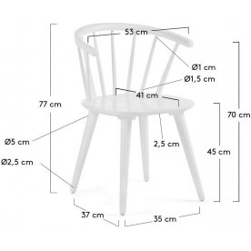 Деревянный стул Krise