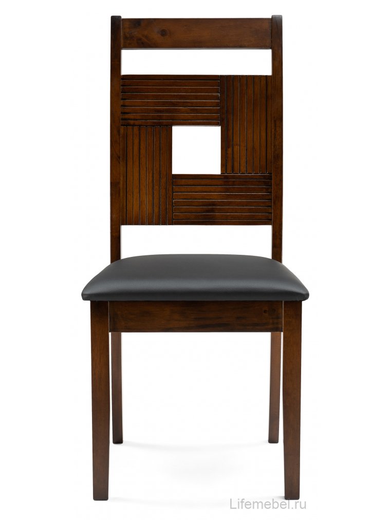 Деревянный стул Kubik dirty oak / black