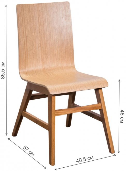 Деревянный стул Нарвик Сканди натуральный