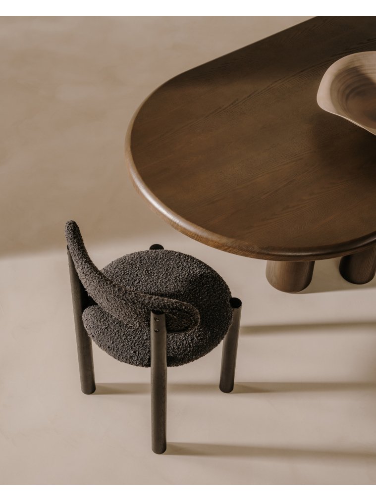 Деревянный стул Nebai черный