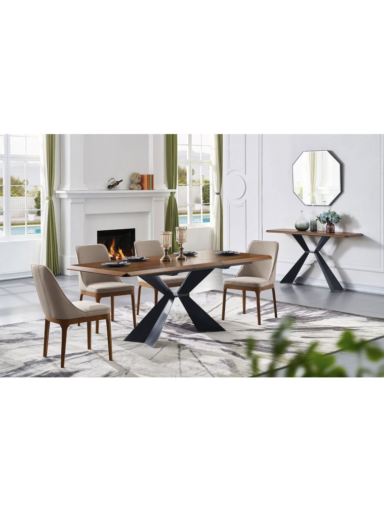 Деревянный стул Y1711A JX215-1 / орех WK-70