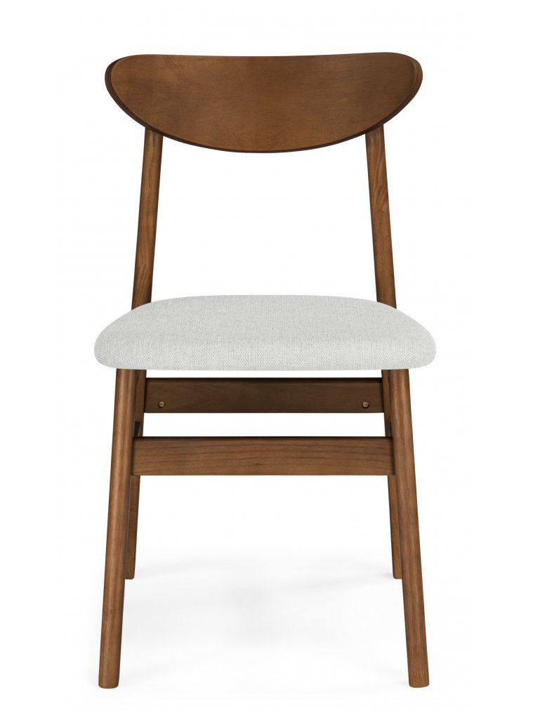 Деревянный стул Okava бежевый / орех