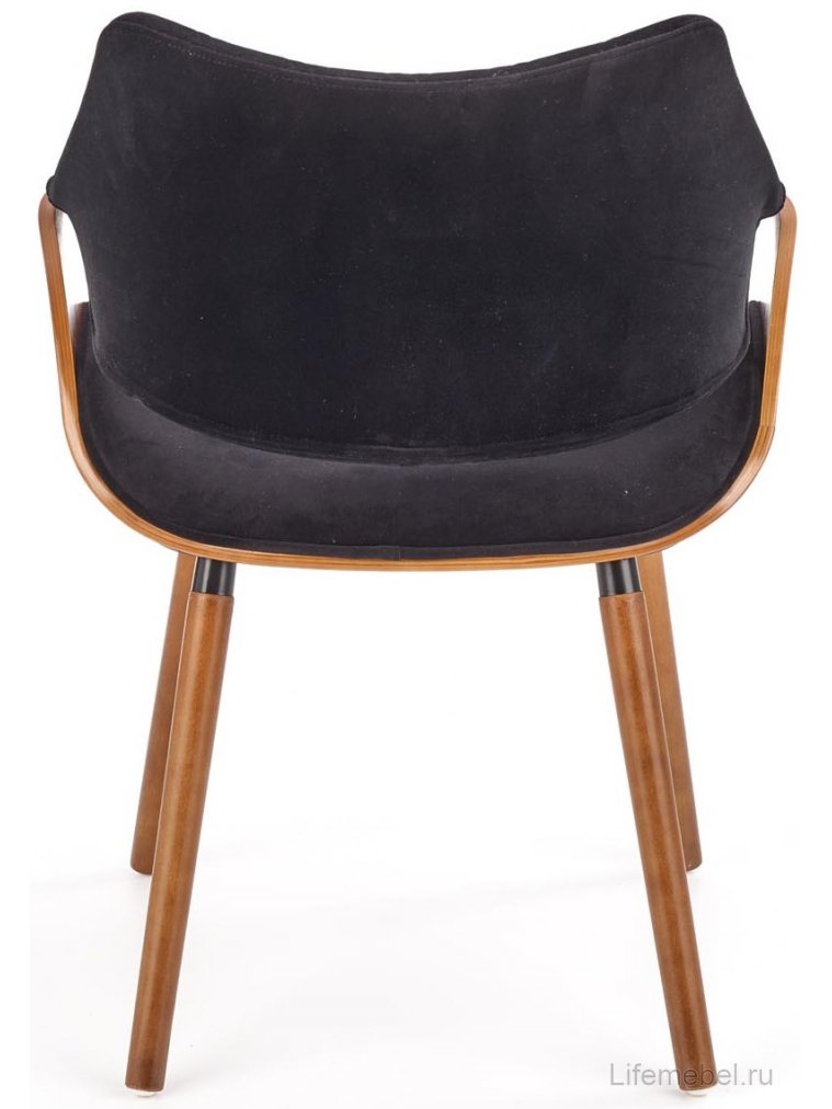 Деревянный стул K396 орех / черный