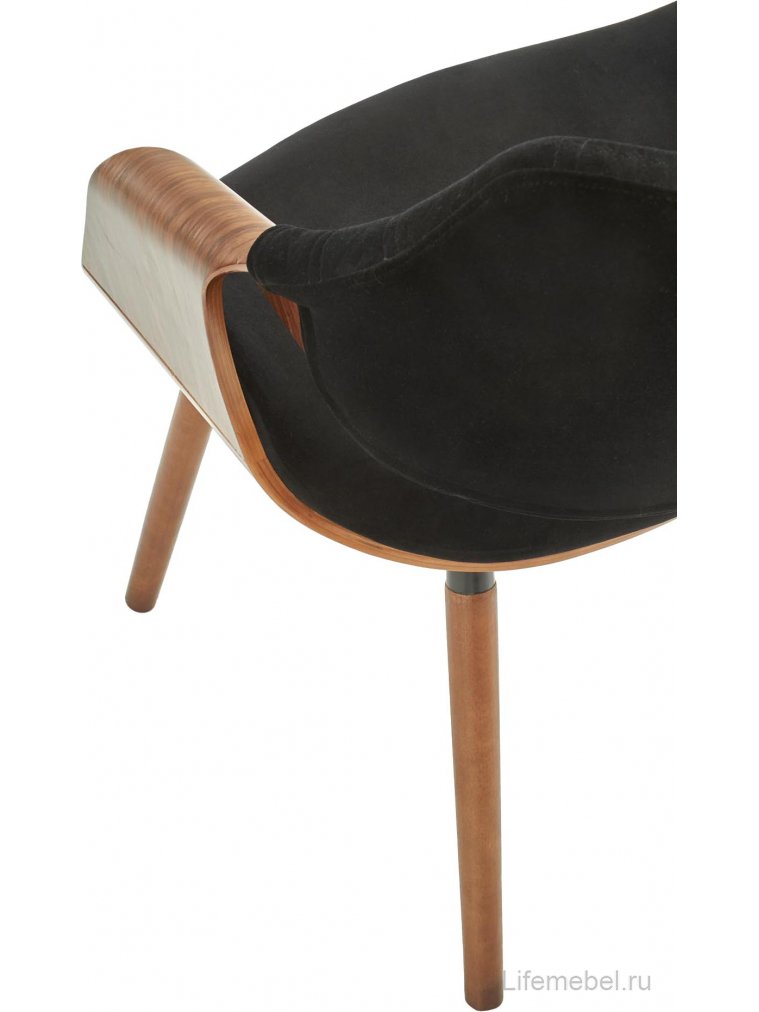 Деревянный стул K396 орех / черный