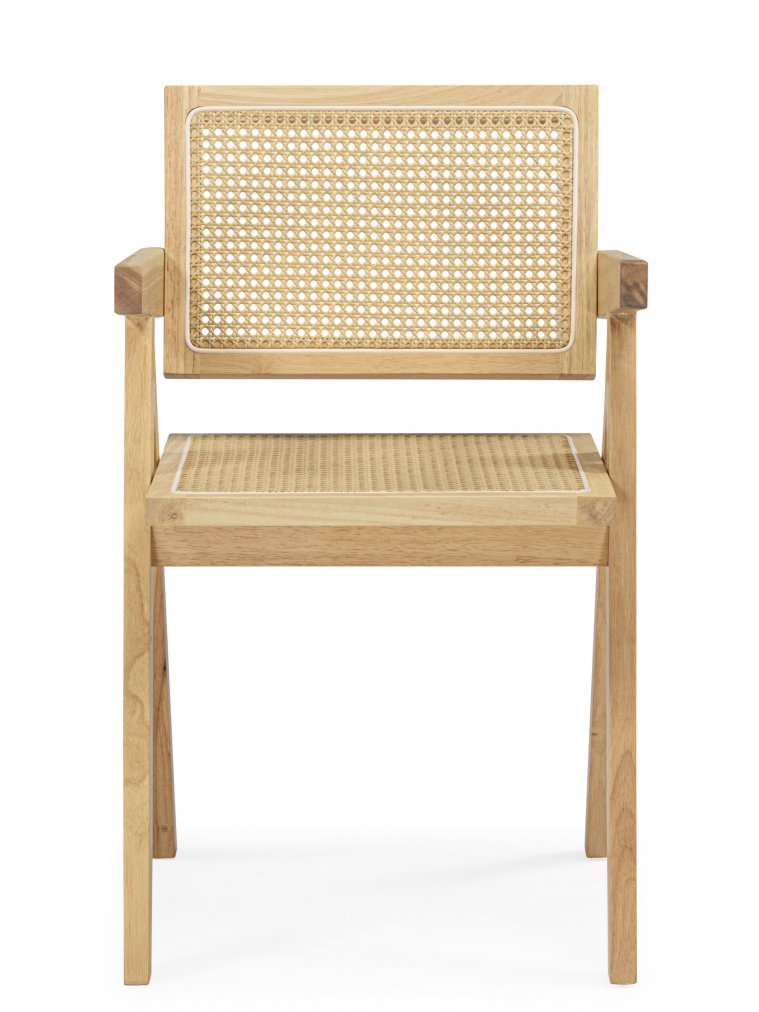 Деревянный стул Rattan wood