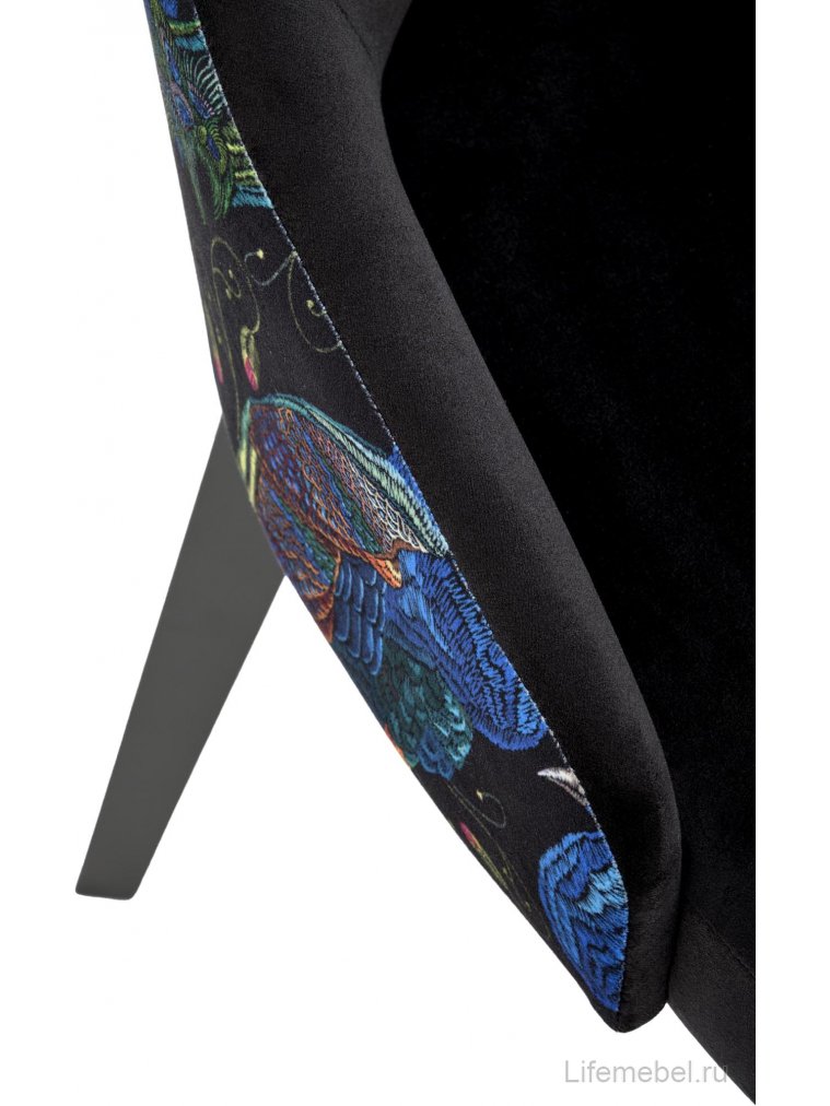 Деревянный стул Ресил черный / черный